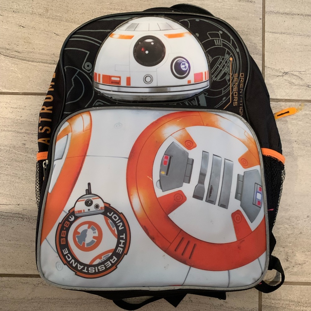 BB8 used kids backpack